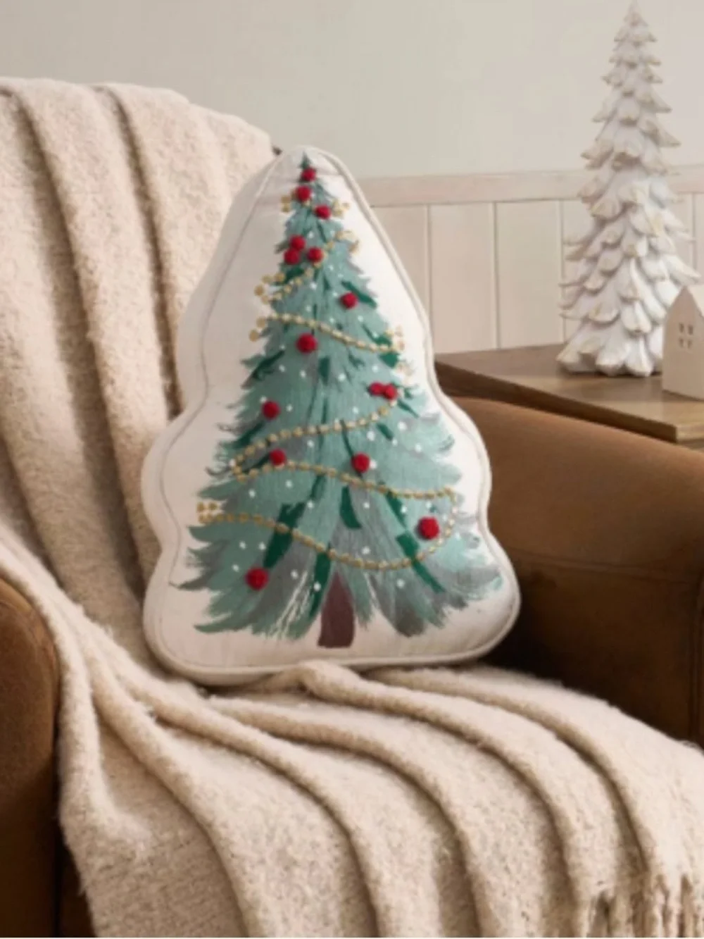 HALLMARK 2025  Novelty Christmas Tree Decorative Pillow 16
